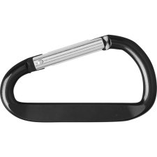 ismeretlen Aluminium karabiner kulcstartó, fekete kulcstartó