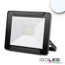 ISOLED LED fényveto 30 W, hideg fehér, fekete, IP65 kültéri világítás
