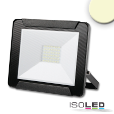 ISOLED LED fényveto 30 W, meleg fehér, fekete, IP65 kültéri világítás