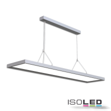 ISOLED LED Office Pro függesztett lámpa,1200x260, Up+Down, 20+40 W, ezüst, UGR&lt;19, 4000K, 1-10 V dimmelheto világítás