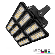 ISOLED LED reflektor 900W, 130x40 ° aszimmetrikus, billentheto modul,1-10V-os dimmelheto,sem fehér, IP66 kültéri világítás