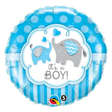  It's a Boy Elephant fólia lufi 46 cm party kellék