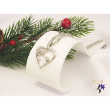  Itala Gold Filled páros delfin medálos nyaklánc-rodium nyaklánc