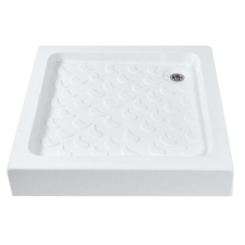 ITALBOX Négyszögletes Akril Zuhanytálca - 70x70 cm - Fehér kád, zuhanykabin