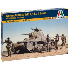 Italeri 1/35 Carro Armato M14/41 I Serie harckocsi makett kreatív és készségfejlesztő