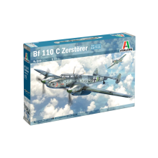 Italeri BF-110C Zerstorer vadászrepülő Műanyag makett 1:72 (049) autópálya és játékautó