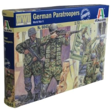 Italeri : II. világháborús német ejtőernyős katonák, 1:72 (6045s) (6045s) makett