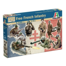 Italeri : II. világháborús szabad francia csapatok, 1:72 (6189s) (6189s) makett