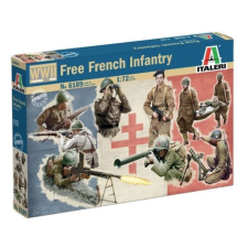 Italeri II. világháborús szabad francia csapatok műanyag modell (1:72) makett