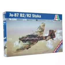 Italeri : JU-87 B-2/R-2 Stuka repülőgép makett, 1:72 CSOMAGOLÁSSÉRÜLT makett