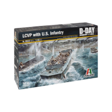 Italeri LCVP with U.S. INFANTRY 1:35 hajó makett 6524IT makett