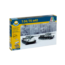 Italeri T 34/76 m42 harckocsi műanyag modell (1:72) makett