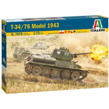 Italeri : T-34/76 Model 1943 tank makett, 1:72 makett