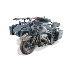 Italeri WWII KS 750 oldalkocsis motor műanyag modell (1:9) (7406) autópálya és játékautó