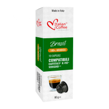 Italian Coffee Brasil – Cafissimo / Caffitaly kompatibilis kávé kapszula (10 db) kávé