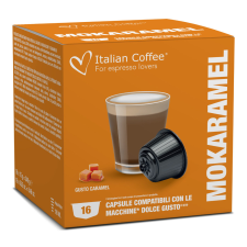 Italian Coffee Mokaramel – Dolce Gusto Kompatibilis Kapszula (16 db) kávé
