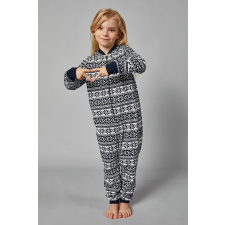 italian-fashion Alaska gyerekkezeslábas, kék, norvég mintás 134/140 gyerek hálóing, pizsama