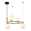 ITALUX Amily arany függesztett lámpa (IT-MDM-3974/4 BRO) G9 4 izzós IP20