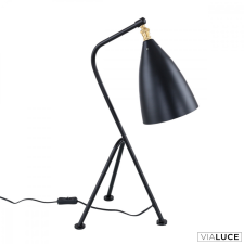 ITALUX Fekete asztali lámpa, E27, arany díszítéssel, Sotto, IT-MTE2066/1 világítás