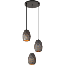 ITALUX glamour modern függeszték harley grafit pezsgő itxmdm-3480/3agrgd világítás