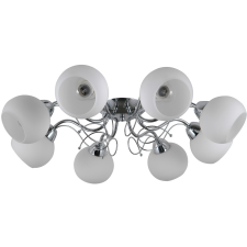 ITALUX klasszikus mennyezeti lámpa masseri fehér króm itxpnd-6895-8 világítás