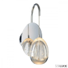 ITALUX Króm falikar, LED, 4,8W, 3000K melegfehér, 290 lm, Huelto, IT-WL-22112132-1A-CR