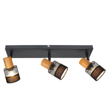 ITALUX loft spot lámpa coletta fekete faipari itxspl-90110-3 világítás