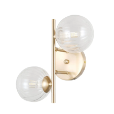 ITALUX modern fali lámpa toledo átlátszó arany itxwl-40717-2-hbr világítás