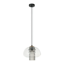 ITALUX modern függeszték feder fehér fekete füstös itxpnd-61001c-bk világítás