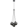ITALUX modern függeszték perlos matt fekete grafit itxpnd-54456-5ahbsmg
