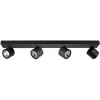 ITALUX Modern LED spot lámpa Boniva Fekete ITXSPL-2854-4B-BL