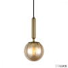 ITALUX Sárgaréz 1 ágú függeszték, E27, Ravena, IT-PND-2324-1 BRO+AMB