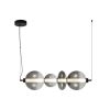 ITALUX Sonte  matt fekete LED függesztett lámpa (IT-PND-24352-36W-BK-SG) LED 1 izzós IP20