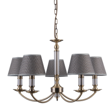 ITALUX Zanobi antik bronz csillár (IT-PND-43272-5) E14 5 izzós IP20 világítás
