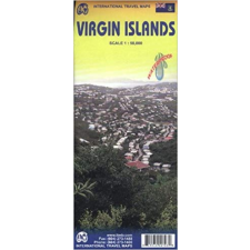 ITMB Publishing Virgin Islands térkép ITM 1:150 000 térkép