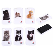 ITOTAL Apple iPhone 5 Szilikon Tok - Mintás: I Love Cats (CM2510) tok és táska