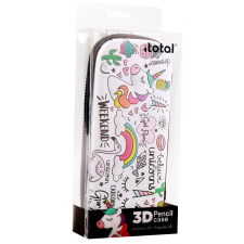 ITOTAL Unicorn design iskolatáska, 1 cipzárral, felszereletlen, iTotal tolltartó