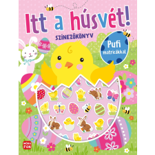  - Itt a húsvét! - Színezőkönyv pufi matricákkal egyéb könyv