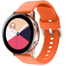 IUNI Samsung Gear S3 kompatibilis szíj, iUni Silicone Buckle, 22mm, Narancs okosóra kellék