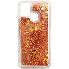 IWILL Glitter Liquid Star Case Samsung Galaxy M21 készülékhez - Rose Gold tok és táska