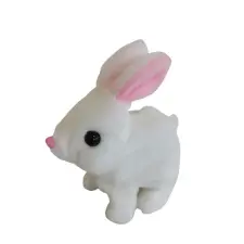  Izgő-Mozgó Plüss Nyuszi 3 színben 10*15 cm plüssfigura