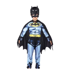 Izmos Batman jelmez gyerekeknek, S, 3-5 év, 90-110 cm jelmez