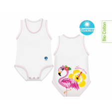 J BIMBI kombidressz 0-36 hó biopamut Summer Tropical Flamingo 10863 kombidressz, body