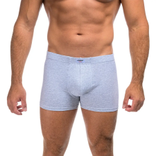 J.PRESS BASIC - bevarrt gumis pamut boxer - Grey férfi alsó