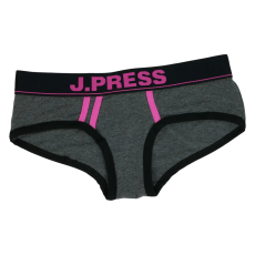 J.PRESS boyfriend fazonú női pamut alsó - Grey/Pink