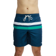 J.PRESS férfi belső háló nélküli csíkos úszó short - BLUE férfi fürdőnadrág