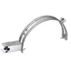 J. Pröpster GmbH J.Pröpster 110521 R Niro tetővezeték tartó, kúpcserépre, Rd 10mm, V2A, eltartás: 37mm