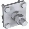 J. Pröpster GmbH J.Pröpster 112045 Földelés fixponthoz csatlakozókapocs, keresztkapocs M16, V4A