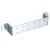 J. Pröpster GmbH J.Pröpster 913662 földelő sín 385/60x5mm, 2x6 csatlakozó hely, V2A