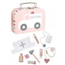 Jabadabado Orvosi táska pasztell rózsaszín Jabadabado orvosos játék